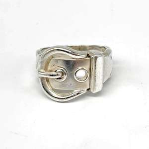 Hermes | Jewelry | Hermes Diane Ring 925 Silver Size 625 53 | Poshmark